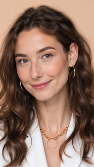 Professional close-up woman portrait