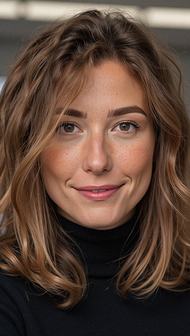Professional close-up woman portrait